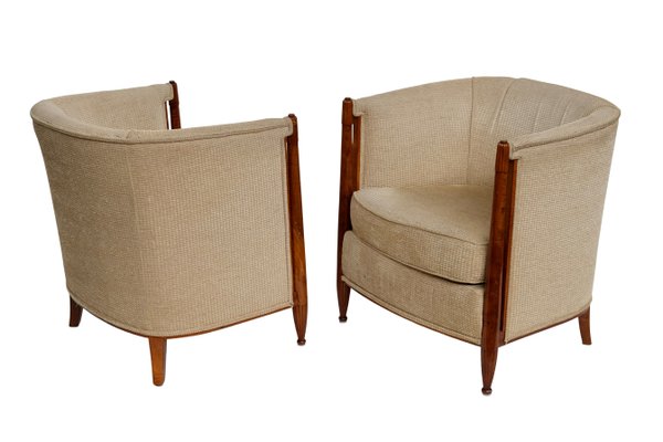 Art Deco Armchairs, 1990s, Set of 2-CXC-1756489