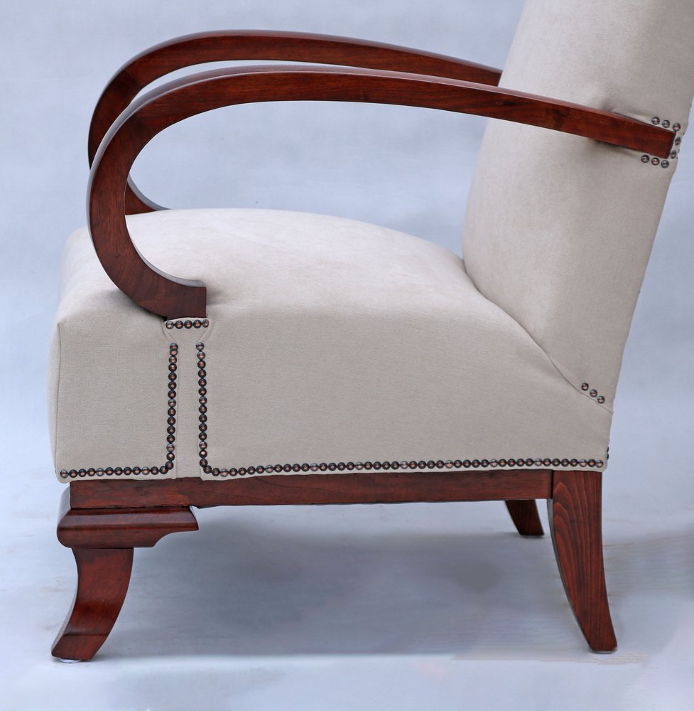 Art Deco Armchairs attributed to Lajos Kozma, 1922, Set of 2