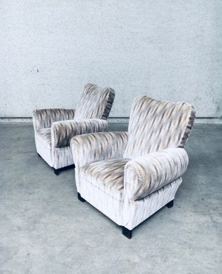 Art Deco Armchairs, Belgium, 1940s, Set of 2-RQV-1348279