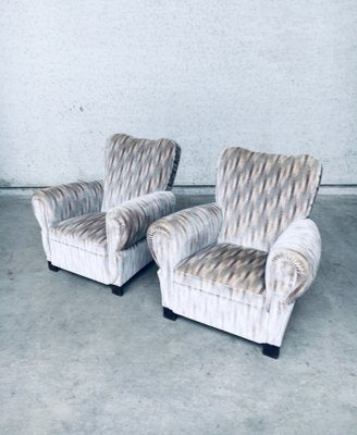 Art Deco Armchairs, Belgium, 1940s, Set of 2-RQV-1348279