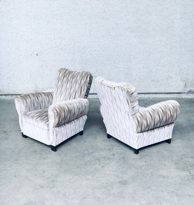 Art Deco Armchairs, Belgium, 1940s, Set of 2-RQV-1348279