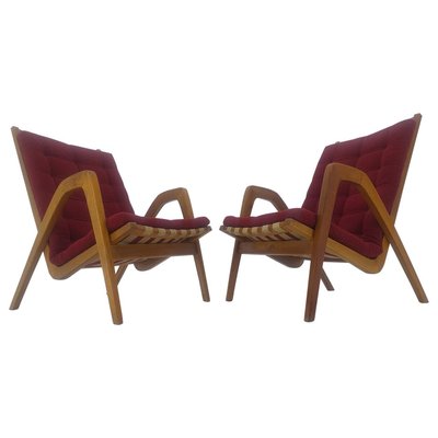 Art Deco Armchairs by Jan Vanek, 1930s, Set of 2-TZ-862460