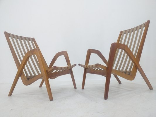 Art Deco Armchairs by Jan Vanek, 1930s, Set of 2-TZ-862460