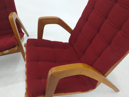 Art Deco Armchairs by Jan Vanek, 1930s, Set of 2-TZ-862460