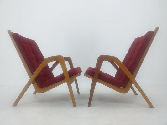 Art Deco Armchairs by Jan Vanek, 1930s, Set of 2-TZ-862460