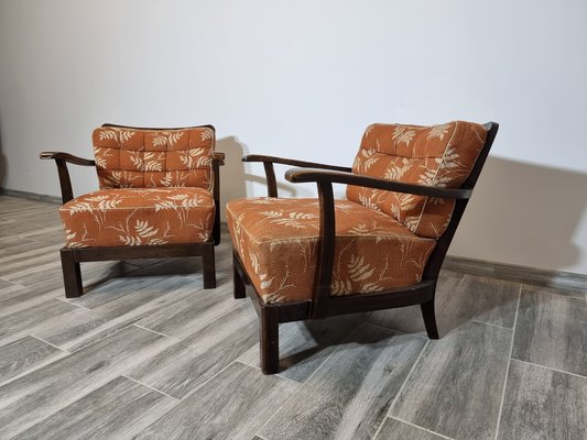 Art Deco Armchairs from Thonet, Set of 2-QJA-1334819