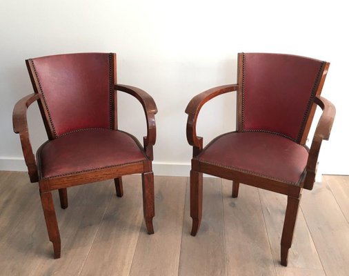 Art Deco Armchairs, Set of 8-BA-1365408