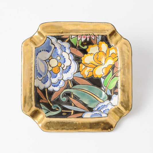 Art Deco Ashtray by Raymond Chevalier for Boch Frères, 1930s