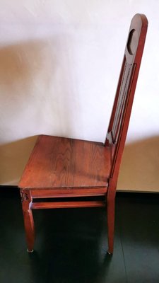 Art Deco Austrian Chair with Painted Panel-QRS-1123564