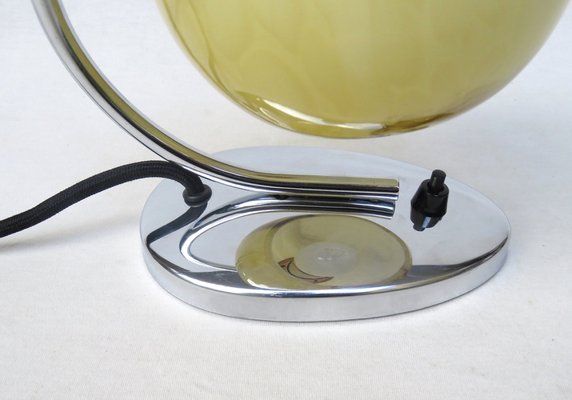 Art Deco Austrian Table Lamp in Chrome-Plating, 1930s-EY-1768756