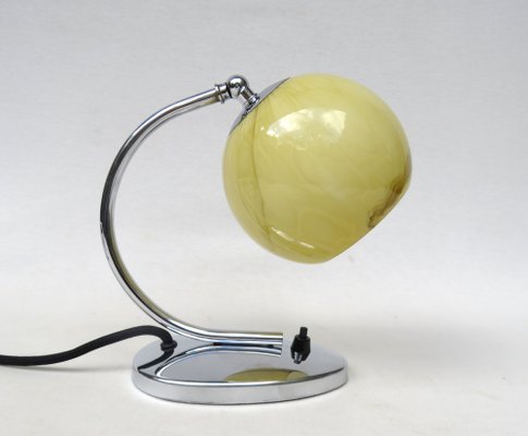 Art Deco Austrian Table Lamp in Chrome-Plating, 1930s-EY-1768756