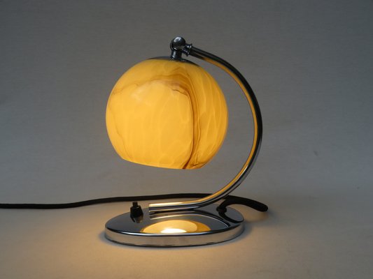 Art Deco Austrian Table Lamp in Chrome-Plating, 1930s-EY-1768756