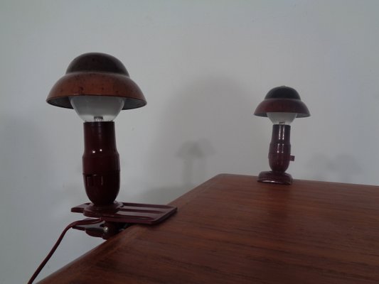 Art Deco Bakelite Table Lamps from Hergil, 1940s, Set of 2-RDW-655920