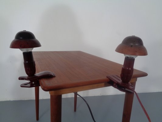 Art Deco Bakelite Table Lamps from Hergil, 1940s, Set of 2-RDW-655920