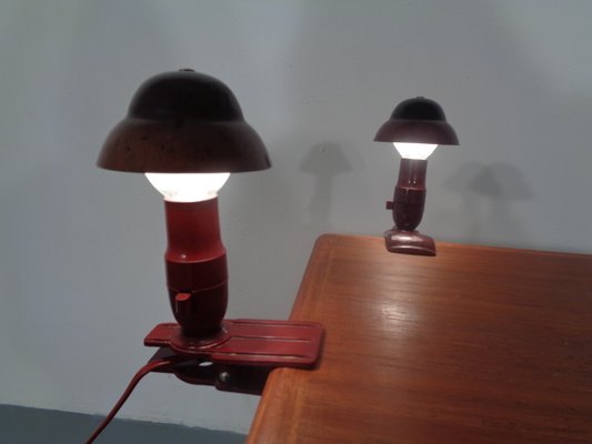 Art Deco Bakelite Table Lamps from Hergil, 1940s, Set of 2-RDW-655920