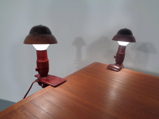 Art Deco Bakelite Table Lamps from Hergil, 1940s, Set of 2-RDW-655920