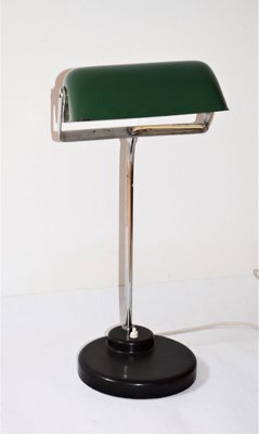 Art Deco Bankers Lamp, 1930s-VA-722107