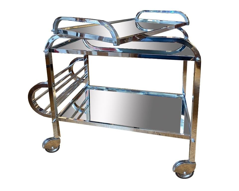 Art Deco Bar Cart