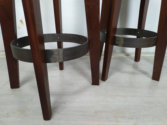 Art Deco Bar Stools, 1930s, Set of 2-EAD-1749968