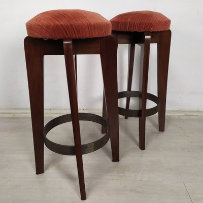 Art Deco Bar Stools, 1930s, Set of 2-EAD-1749968