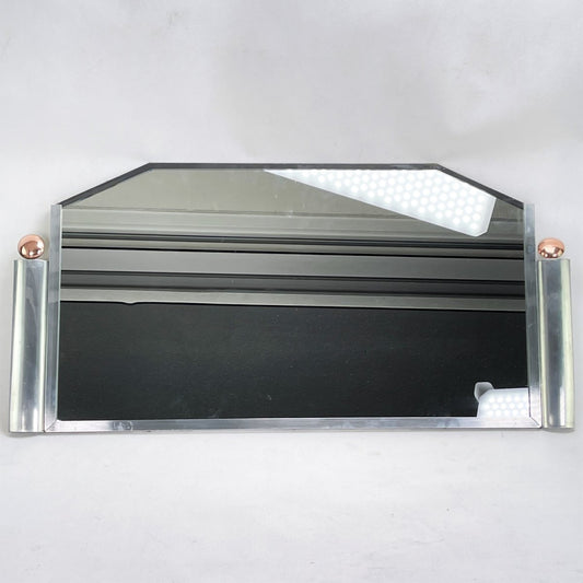 Art Deco Bauhaus Aluminum Wall Mirror