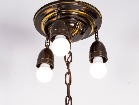 Art Deco Bauhaus Ceiling Lamp, 1920s-VLO-1365946