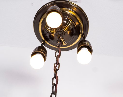 Art Deco Bauhaus Ceiling Lamp, 1920s-VLO-1365946