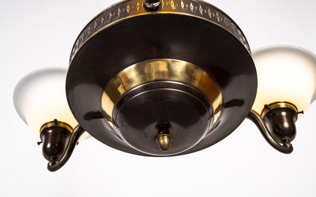 Art Deco Bauhaus Ceiling Lamp, 1920s-VLO-1365946