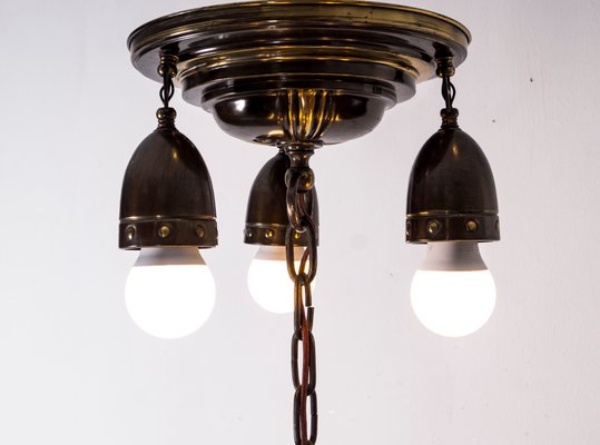 Art Deco Bauhaus Ceiling Lamp, 1920s-VLO-1365946