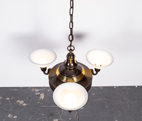 Art Deco Bauhaus Ceiling Lamp, 1920s-VLO-1365946