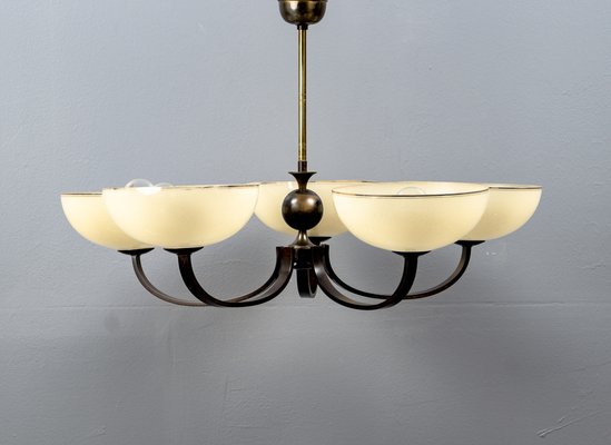 Art Deco Bauhaus Ceiling Lamp, 1920s-VLO-1245340