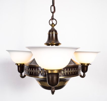 Art Deco Bauhaus Ceiling Lamp, 1920s-VLO-1365946