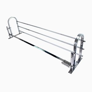 Art Deco Bauhaus Chrome Wall Rack, 1930s-JUZ-1406245