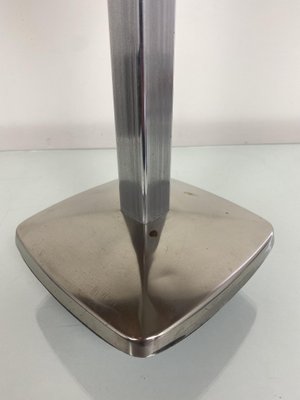 Art Deco Bauhaus Chromed Pewter Ashtray Stand from Metawa, 1930s-WZZ-992882