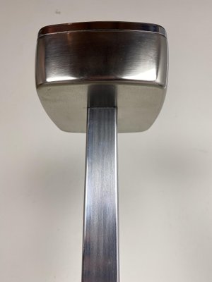 Art Deco Bauhaus Chromed Pewter Ashtray Stand from Metawa, 1930s-WZZ-992882