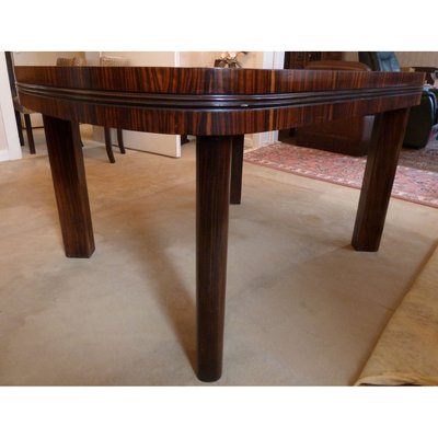 Art Deco Bauhaus Extendable Dining Table by Bruno Paul, 1930s-YGE-767280