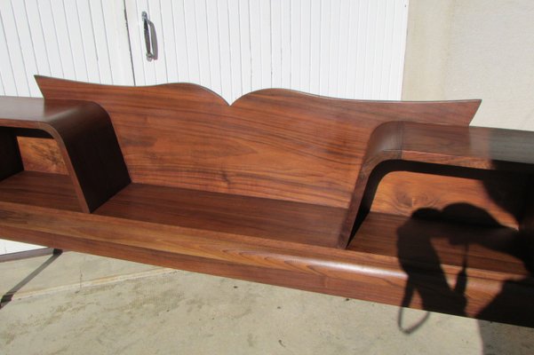 Art Deco Bedroom Headboard in Walnut, 1930s-RDN-2021670