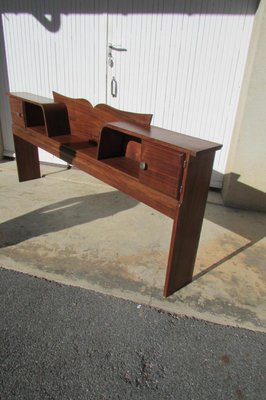 Art Deco Bedroom Headboard in Walnut, 1930s-RDN-2021670