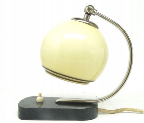 Art Deco Bedside Table Lamp attributed to Josef Hurka for Napako, Czechoslovakia, 1950s-BKO-1417507