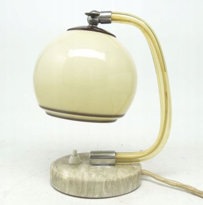 Art Deco Bedside Table Lamp by Josef Hurka for Napako, Czechoslovakia, 1950s-BKO-1417640