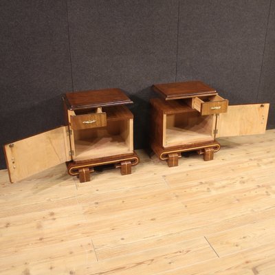 Art Deco Bedside Tables, 1950s, Set of 2-RP-1814680