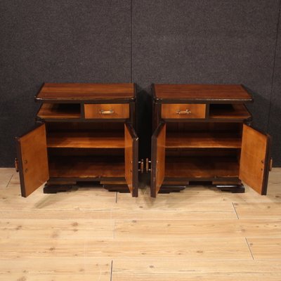 Art Deco Bedside Tables, 1950s, Set of 2-RP-2016278