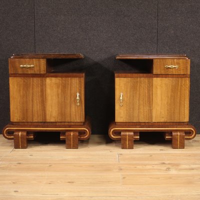 Art Deco Bedside Tables, 1950s, Set of 2-RP-1814680