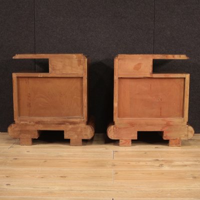 Art Deco Bedside Tables, 1950s, Set of 2-RP-1814680