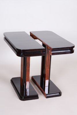 Art Deco Bedside Tables in High Gloss, France, 1920s, Set of 2-WHY-1780357