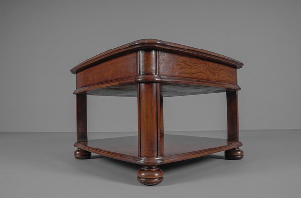 Art Deco Bedside Tables in Mahogany, 1940s, Set of 2-KQB-1448684