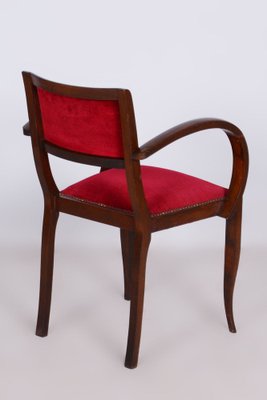 Art Deco Beech Armchair attributed to Jules Leleu, France, 1930s-WHY-1722691