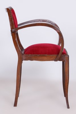 Art Deco Beech Armchair attributed to Jules Leleu, France, 1930s-WHY-1722691