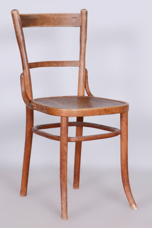 Art Deco Beech Chair from Fischel, Czechia, 1920s