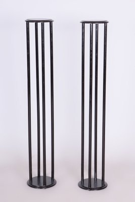 Art Deco Beech Pedestals by Hoffmann for Thonet, Austria, 1910s, Set of 2-WHY-1705590